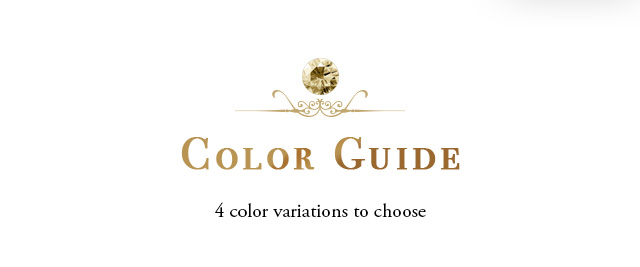 Color Guide 4 color variations to choose